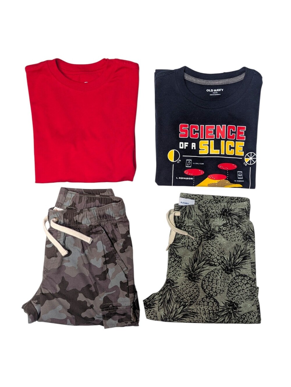 Boy's Old Navy | Cat & Jack | Wonder Nation | Tees & Shorts Bundle | Size 6-7
